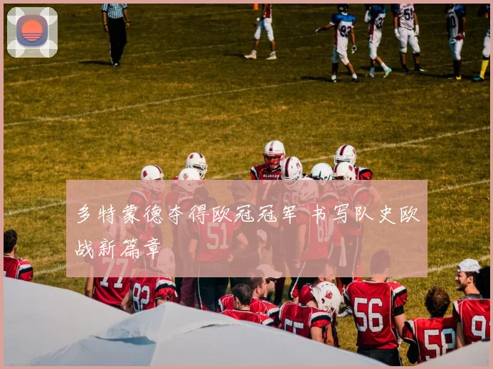 多特蒙德夺得欧冠冠军 书写队史欧战新篇章